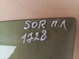 Стекло двери переднее левое Kia Sorento Prime UM 2014-2020 OEM 82410-C5010 вид снаружи автомобиля
