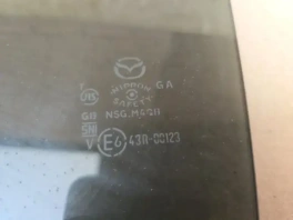 Стекло заднее левое Mazda 6 GJ (2015-2023) GHK5-73-510B общий вид