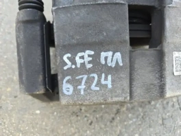 Суппорт тормозной передний левый Hyundai Santa Fe 4 TM OEM 58110-BW250 в трёх проекциях