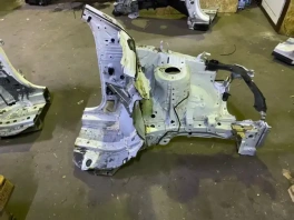 Лонжерон передний левый Lexus NX 2014-2017 OEM 51209-29015, общее фото детали с метрической линейкой