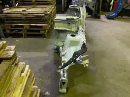 Лонжерон передний левый Lexus NX 2014-2017 OEM 51209-29015, общее фото детали с метрической линейкой