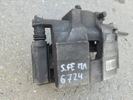 Суппорт тормозной передний левый Hyundai Santa Fe 4 TM OEM 58110-BW250 в трёх проекциях