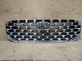 Оригинальная решетка радиатора Hyundai Santa Fe 4 TM, OEM 86350-S1610, общий вид.